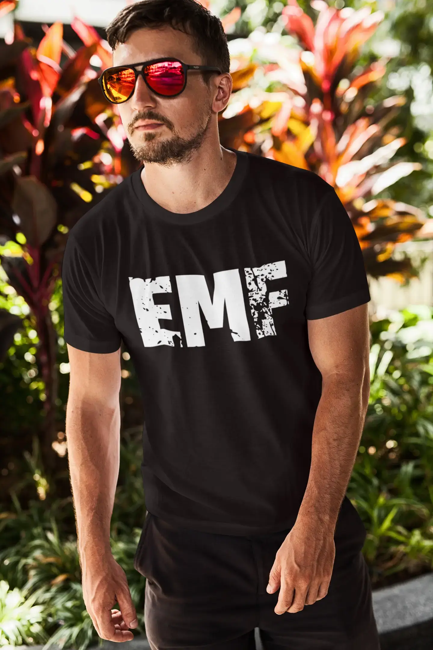 EMF Herren T-Shirts, Kurzarm, T-Shirts Herren, T-Shirts für Herren, Baumwolle 00019