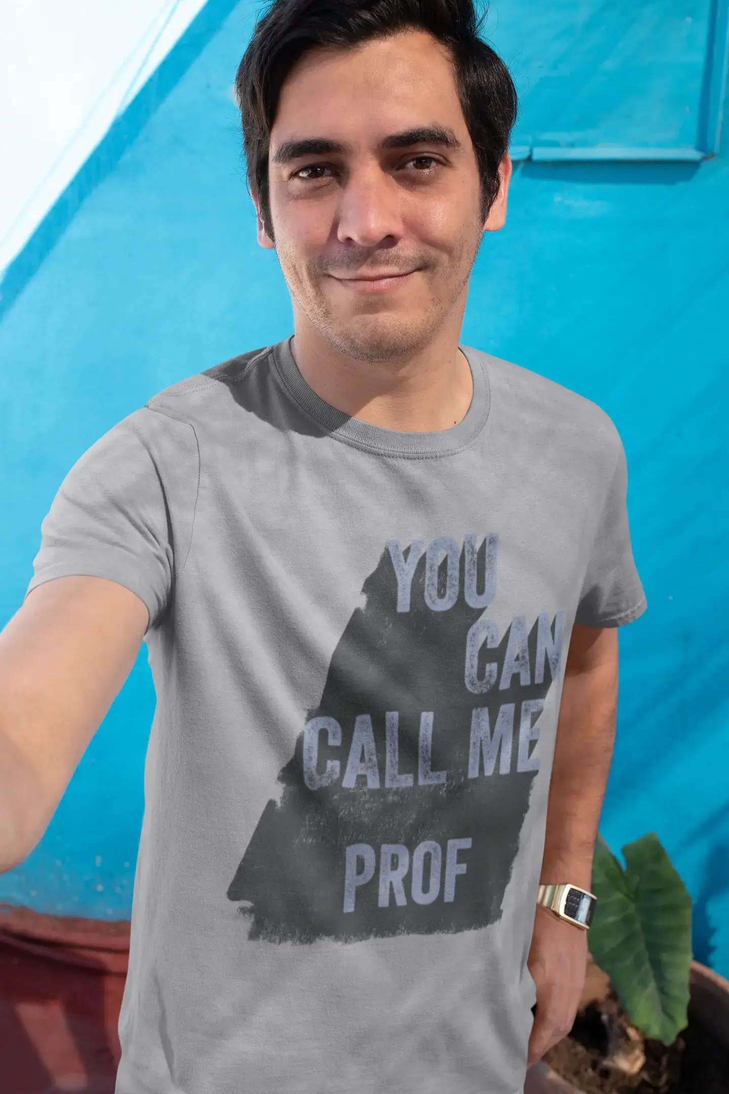 Homme Tee Vintage T Shirt Prof, You Can Call Me Prof