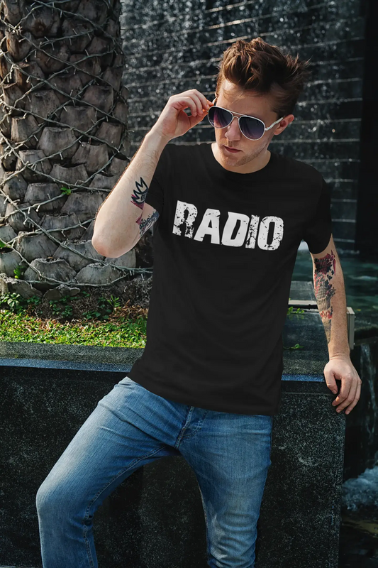 Homme Tee Vintage T-shirt Radio