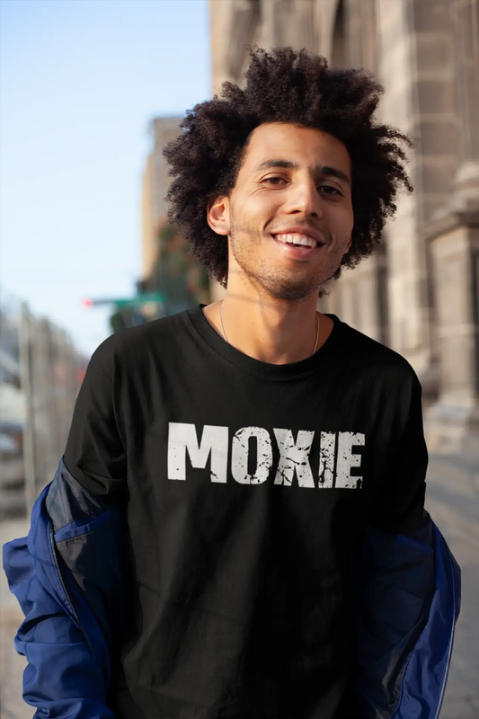 moxie Men's Retro T shirt Black Birthday Gift 00553
