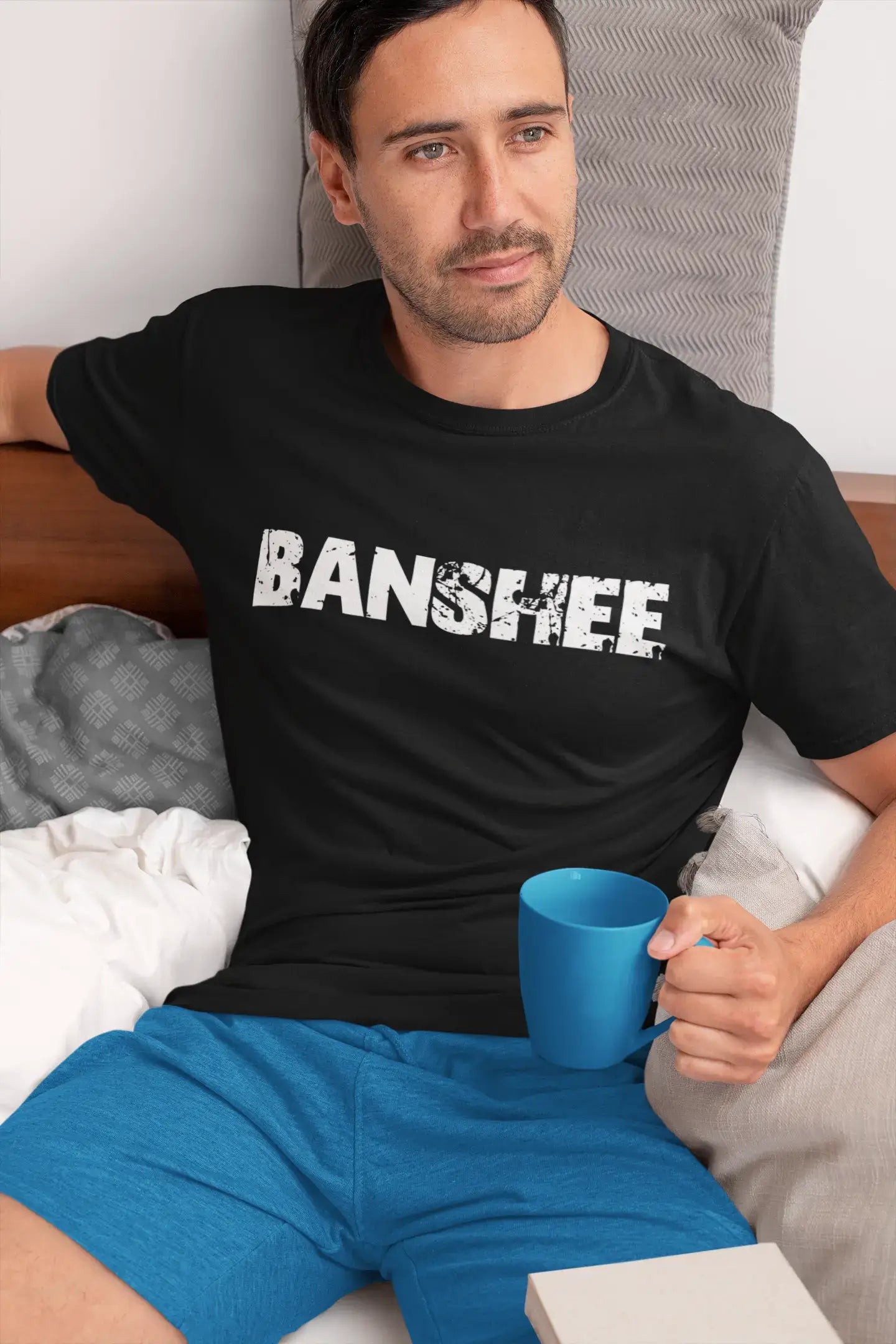 banshee Men's Vintage T shirt Black Birthday Gift 00555