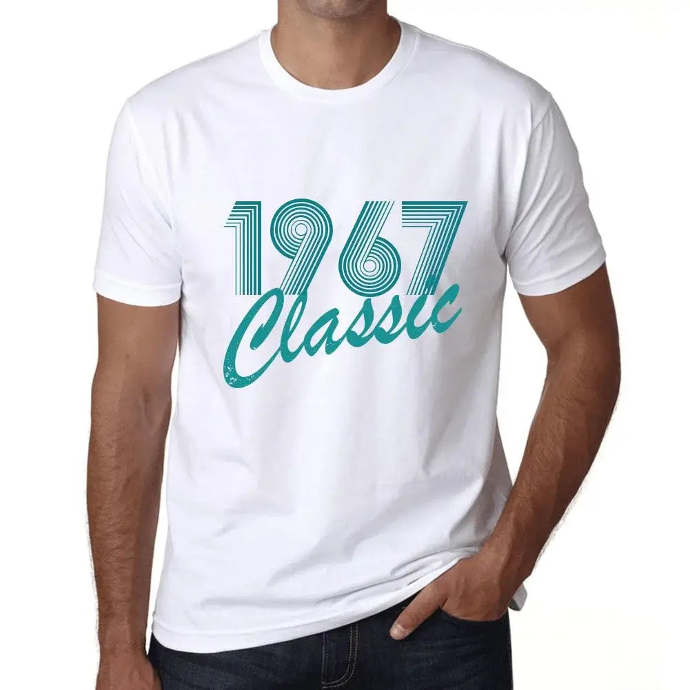 Men's Graphic T-Shirt Classic 1967 57th Birthday Anniversary 57 Year Old Gift 1967 Vintage Eco-Friendly Short Sleeve Novelty Tee