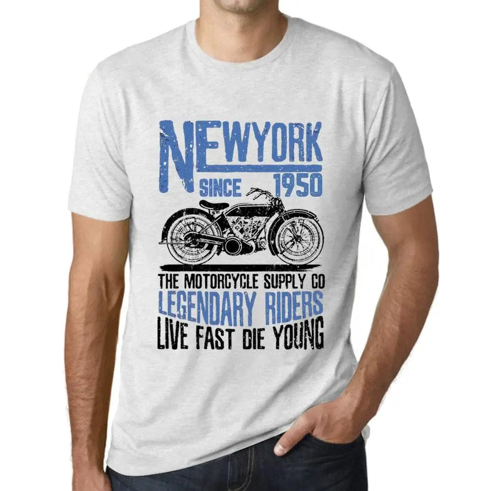 Men's Graphic T-Shirt Motorcycle Legendary Riders Since 1950 74th Birthday Anniversary 74 Year Old Gift 1950 Vintage Eco-Friendly Short Sleeve Novelty Tee