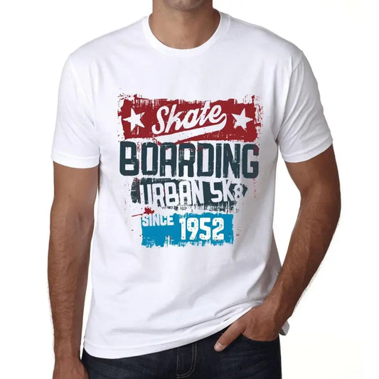 Men's Graphic T-Shirt Urban Skateboard Since 1952 72nd Birthday Anniversary 72 Year Old Gift 1952 Vintage Eco-Friendly Short Sleeve Novelty Tee