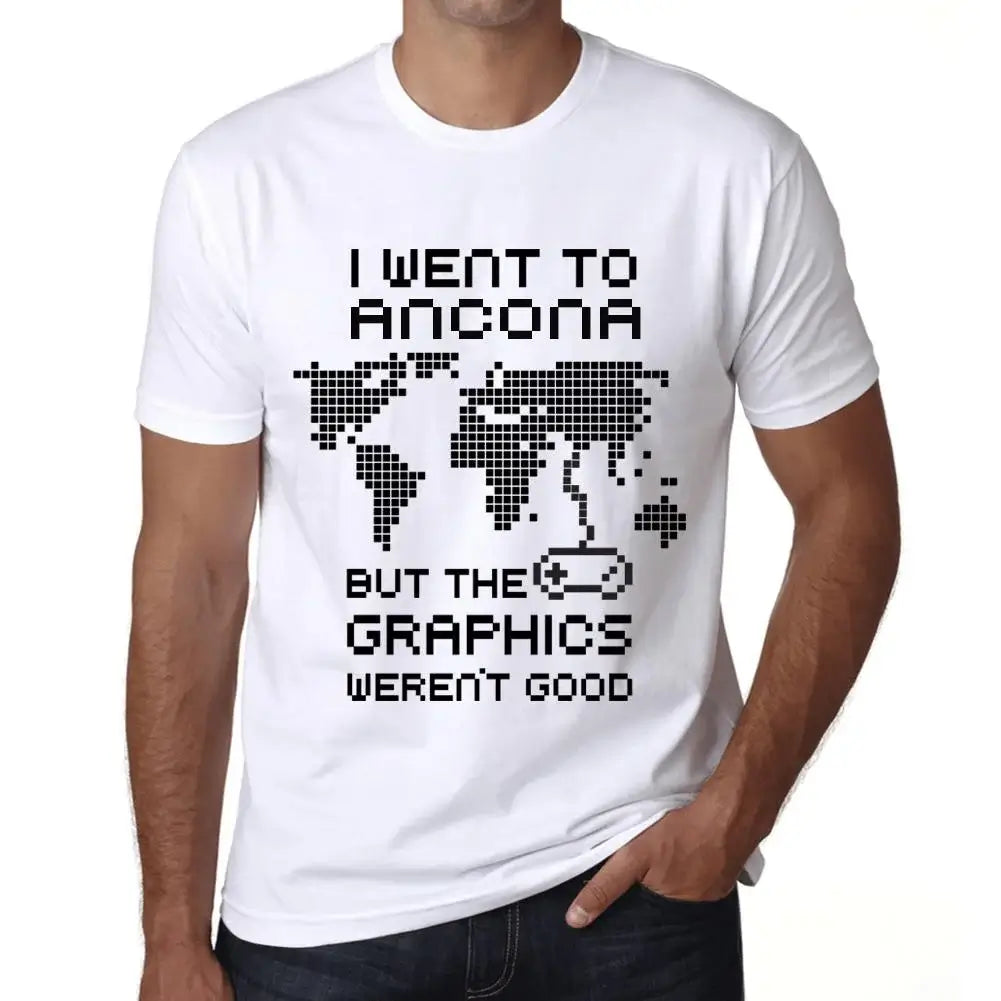 Men's Graphic T-Shirt I Went To Ancona But The Graphics Weren’t Good Eco-Friendly Limited Edition Short Sleeve Tee-Shirt Vintage Birthday Gift Novelty