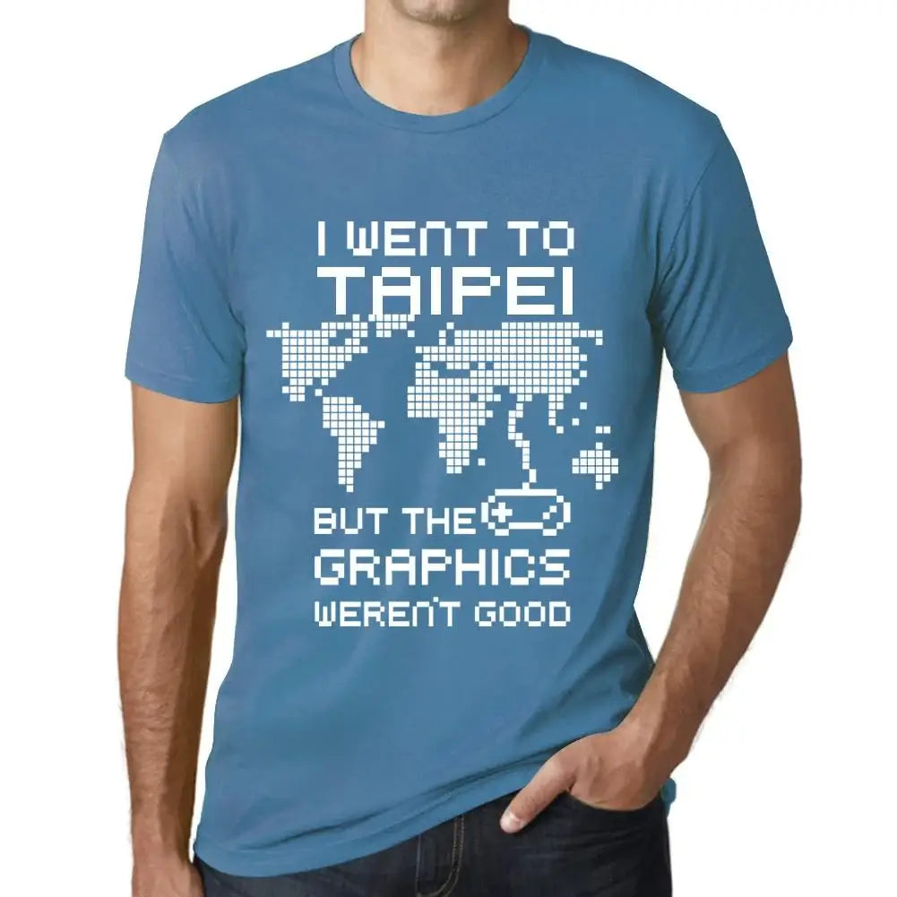 Men's Graphic T-Shirt I Went To Taipei But The Graphics Weren’t Good Eco-Friendly Limited Edition Short Sleeve Tee-Shirt Vintage Birthday Gift Novelty