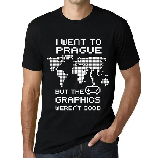 Men's Graphic T-Shirt I Went To Prague But The Graphics Weren’t Good Eco-Friendly Limited Edition Short Sleeve Tee-Shirt Vintage Birthday Gift Novelty