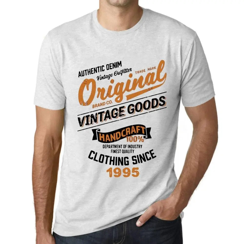 Men's Graphic T-Shirt Original Vintage Clothing Since 1995 29th Birthday Anniversary 29 Year Old Gift 1995 Vintage Eco-Friendly Short Sleeve Novelty Tee