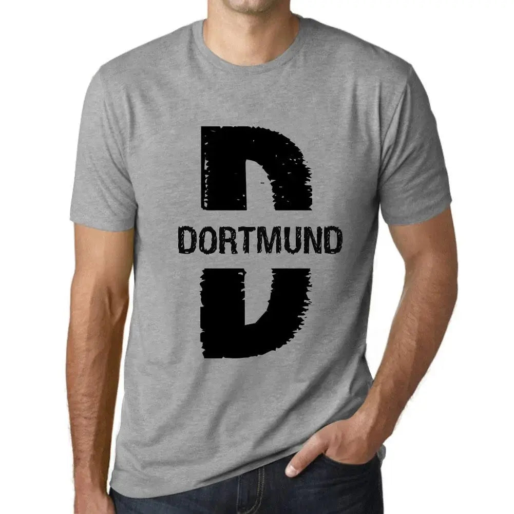 Men's Graphic T-Shirt Dortmund Eco-Friendly Limited Edition Short Sleeve Tee-Shirt Vintage Birthday Gift Novelty