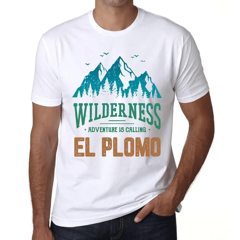 Men's Graphic T-Shirt Wilderness, Adventure Is Calling El Plomo Eco-Friendly Limited Edition Short Sleeve Tee-Shirt Vintage Birthday Gift Novelty