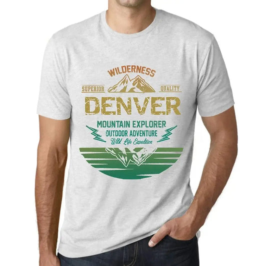 Men's Graphic T-Shirt Outdoor Adventure, Wilderness, Mountain Explorer Denver Eco-Friendly Limited Edition Short Sleeve Tee-Shirt Vintage Birthday Gift Novelty