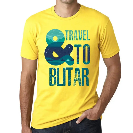 Men's Graphic T-Shirt And Travel To Blitar Eco-Friendly Limited Edition Short Sleeve Tee-Shirt Vintage Birthday Gift Novelty