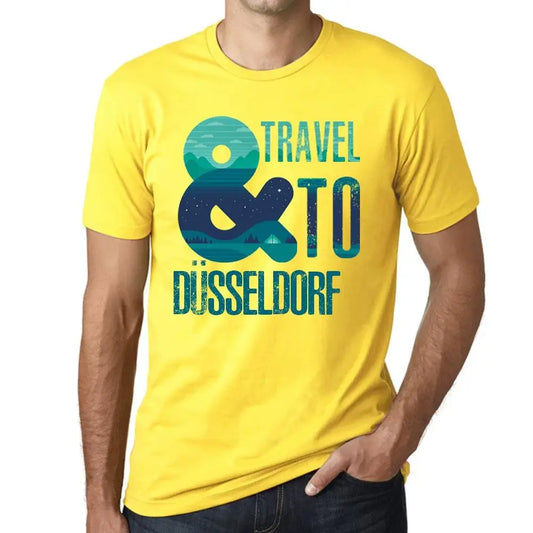 Men's Graphic T-Shirt And Travel To Düsseldorf Eco-Friendly Limited Edition Short Sleeve Tee-Shirt Vintage Birthday Gift Novelty