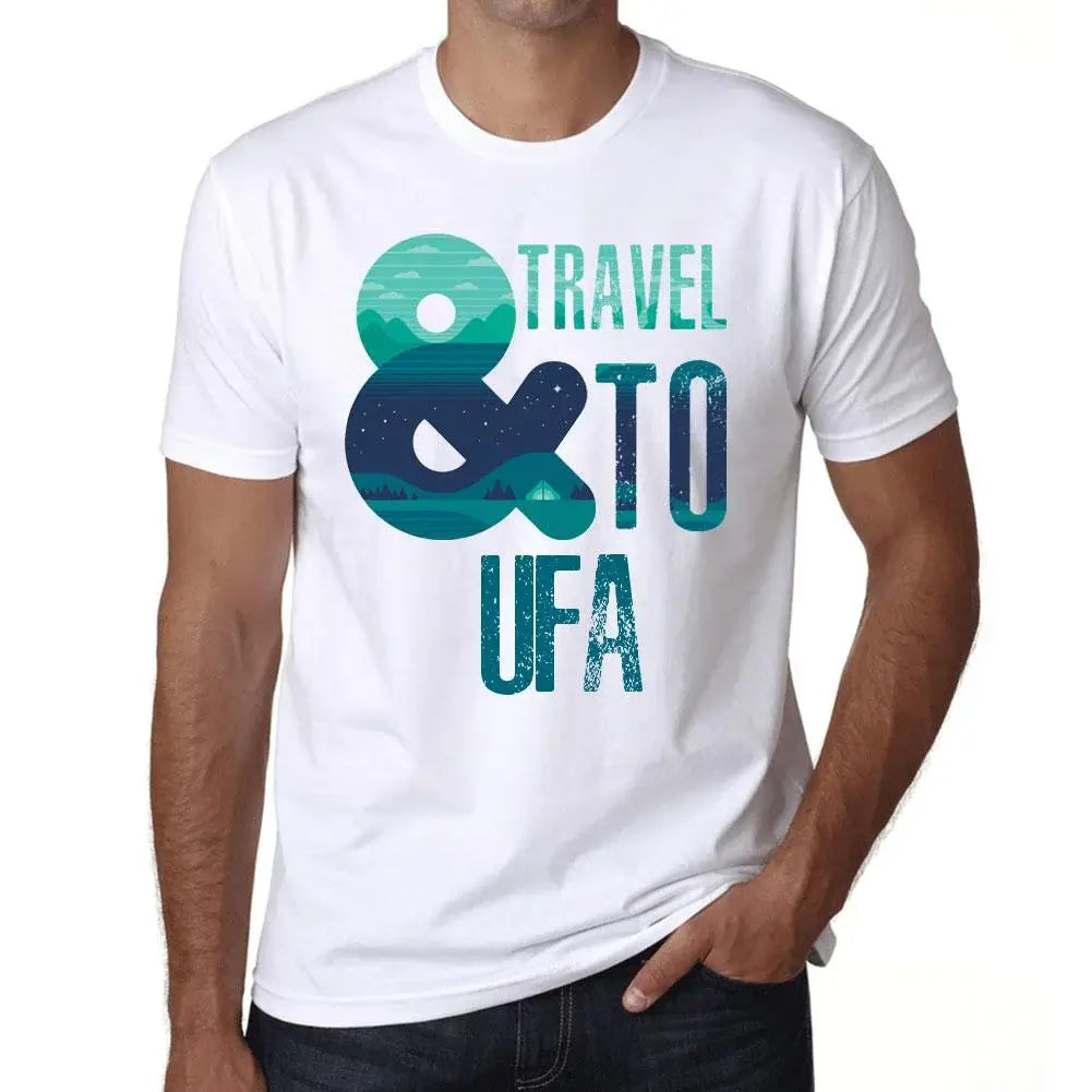 Men's Graphic T-Shirt And Travel To Ufa Eco-Friendly Limited Edition Short Sleeve Tee-Shirt Vintage Birthday Gift Novelty