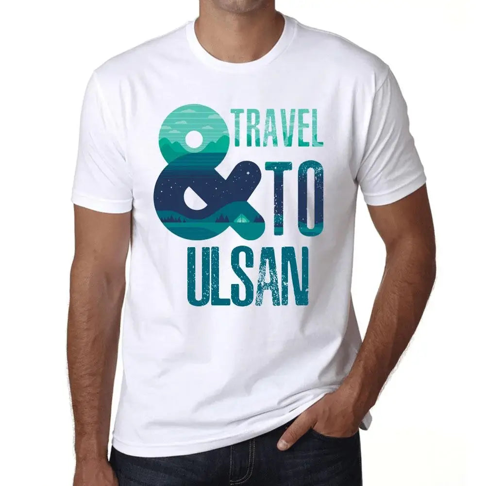 Men's Graphic T-Shirt And Travel To Ulsan Eco-Friendly Limited Edition Short Sleeve Tee-Shirt Vintage Birthday Gift Novelty