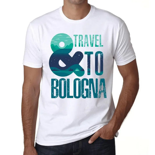 Men's Graphic T-Shirt And Travel To Bologna Eco-Friendly Limited Edition Short Sleeve Tee-Shirt Vintage Birthday Gift Novelty