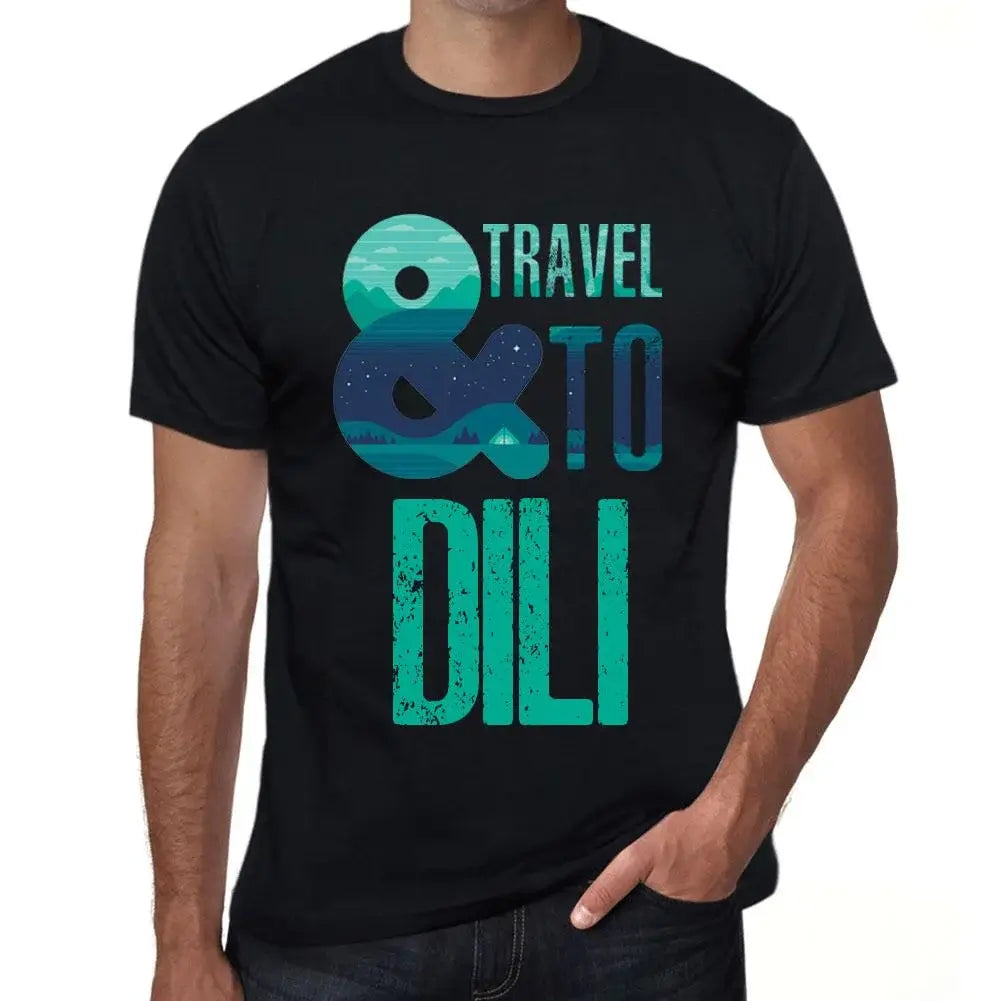 Men's Graphic T-Shirt And Travel To Dili Eco-Friendly Limited Edition Short Sleeve Tee-Shirt Vintage Birthday Gift Novelty