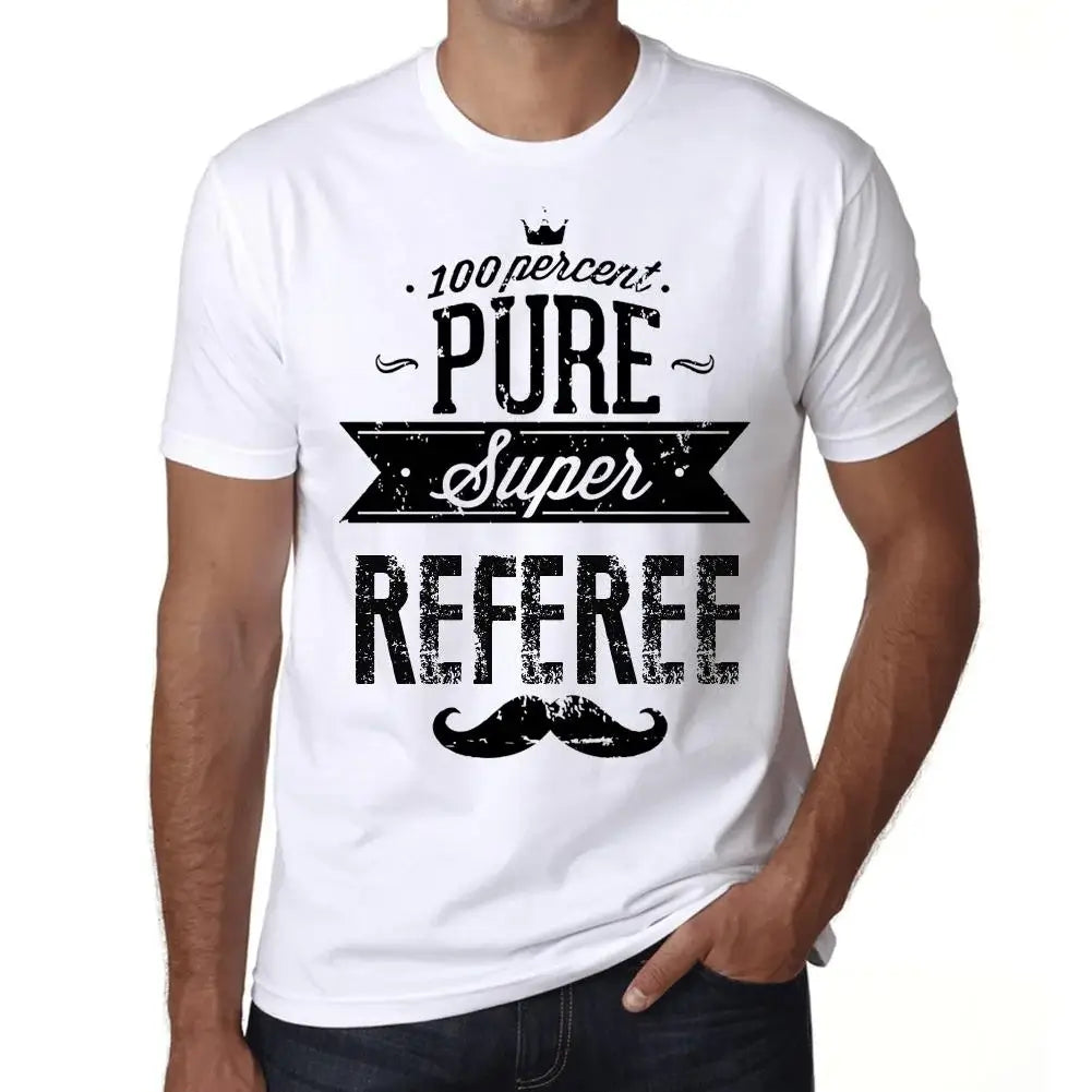 Men's Graphic T-Shirt 100% Pure Super Referee Eco-Friendly Limited Edition Short Sleeve Tee-Shirt Vintage Birthday Gift Novelty