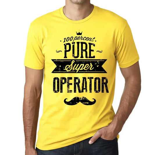 Men's Graphic T-Shirt 100% Pure Super Operator Eco-Friendly Limited Edition Short Sleeve Tee-Shirt Vintage Birthday Gift Novelty