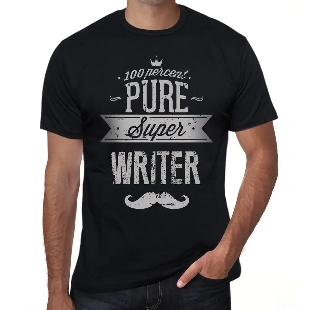 Men's Graphic T-Shirt 100% Pure Super Writer Eco-Friendly Limited Edition Short Sleeve Tee-Shirt Vintage Birthday Gift Novelty