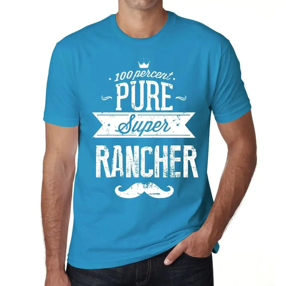 Men's Graphic T-Shirt 100% Pure Super Rancher Eco-Friendly Limited Edition Short Sleeve Tee-Shirt Vintage Birthday Gift Novelty