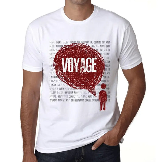 Men's Graphic T-Shirt Thoughts Voyage Eco-Friendly Limited Edition Short Sleeve Tee-Shirt Vintage Birthday Gift Novelty