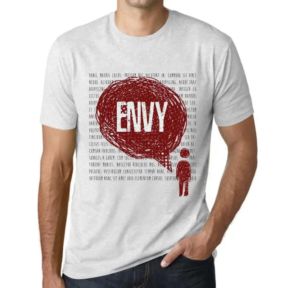 Men's Graphic T-Shirt Thoughts Envy Eco-Friendly Limited Edition Short Sleeve Tee-Shirt Vintage Birthday Gift Novelty