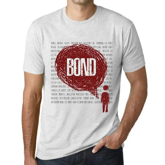 Men's Graphic T-Shirt Thoughts Bond Eco-Friendly Limited Edition Short Sleeve Tee-Shirt Vintage Birthday Gift Novelty