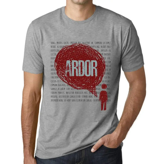 Men's Graphic T-Shirt Thoughts Ardor Eco-Friendly Limited Edition Short Sleeve Tee-Shirt Vintage Birthday Gift Novelty