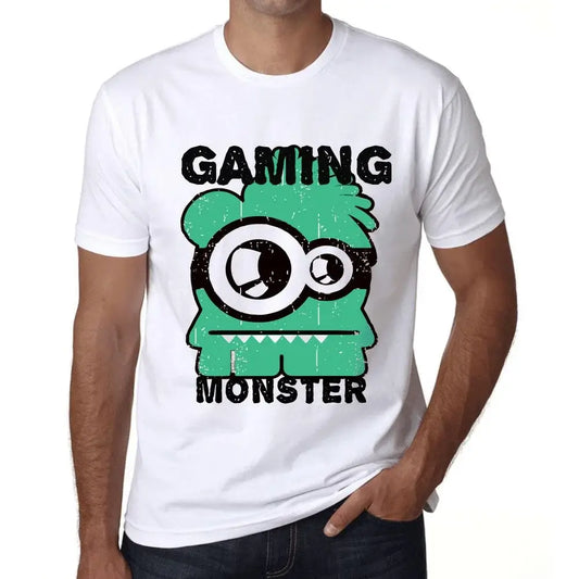 Men's Graphic T-Shirt Gaming Monster Eco-Friendly Limited Edition Short Sleeve Tee-Shirt Vintage Birthday Gift Novelty