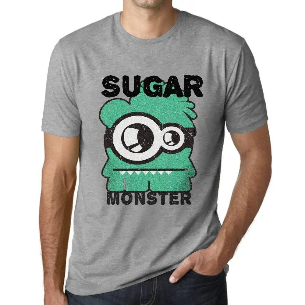 Men's Graphic T-Shirt Sugar Monster Eco-Friendly Limited Edition Short Sleeve Tee-Shirt Vintage Birthday Gift Novelty