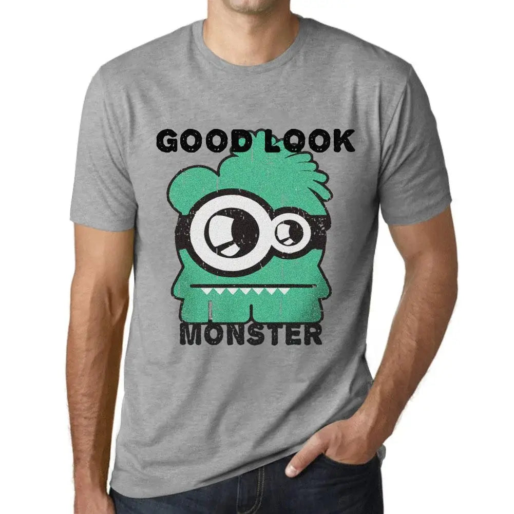 Men's Graphic T-Shirt Good Look Monster Eco-Friendly Limited Edition Short Sleeve Tee-Shirt Vintage Birthday Gift Novelty