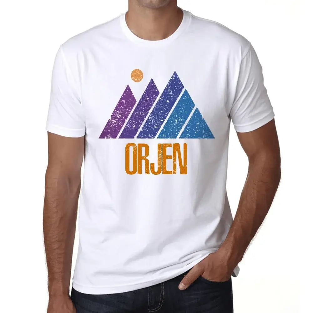 Men's Graphic T-Shirt Mountain Orjen Eco-Friendly Limited Edition Short Sleeve Tee-Shirt Vintage Birthday Gift Novelty