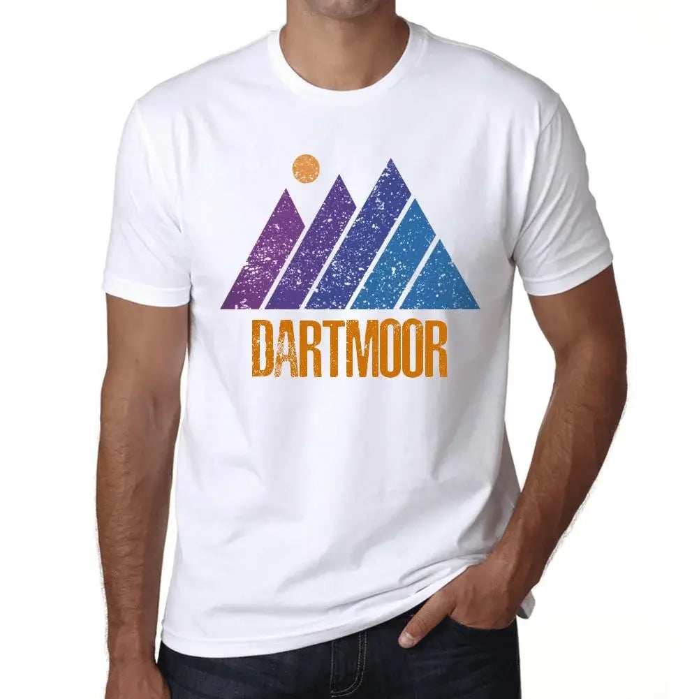 Men's Graphic T-Shirt Mountain Dartmoor Eco-Friendly Limited Edition Short Sleeve Tee-Shirt Vintage Birthday Gift Novelty