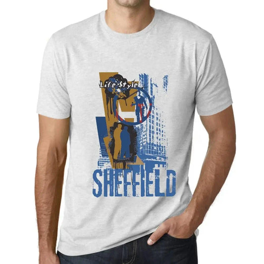 Men's Graphic T-Shirt Sheffield Lifestyle Eco-Friendly Limited Edition Short Sleeve Tee-Shirt Vintage Birthday Gift Novelty