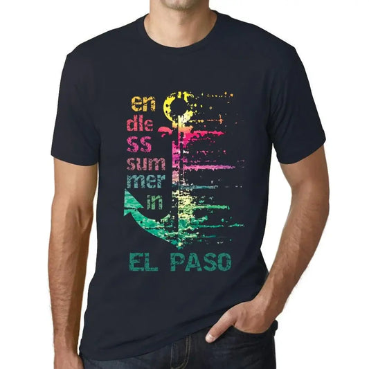 Men's Graphic T-Shirt Endless Summer In El Paso Eco-Friendly Limited Edition Short Sleeve Tee-Shirt Vintage Birthday Gift Novelty