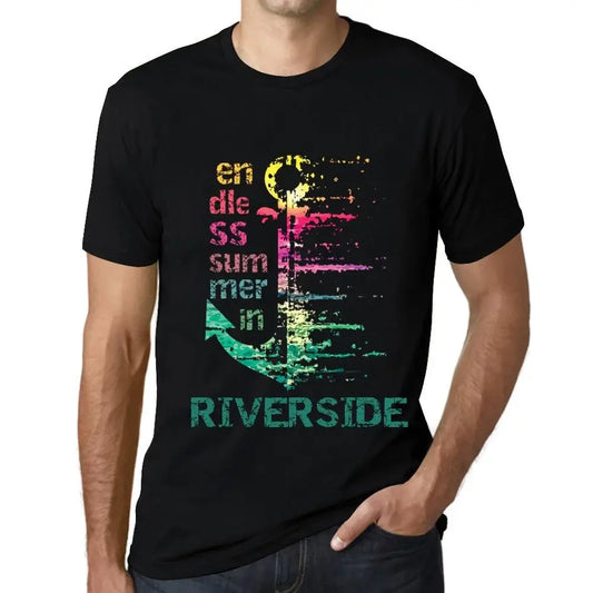 Men's Graphic T-Shirt Endless Summer In Riverside Eco-Friendly Limited Edition Short Sleeve Tee-Shirt Vintage Birthday Gift Novelty