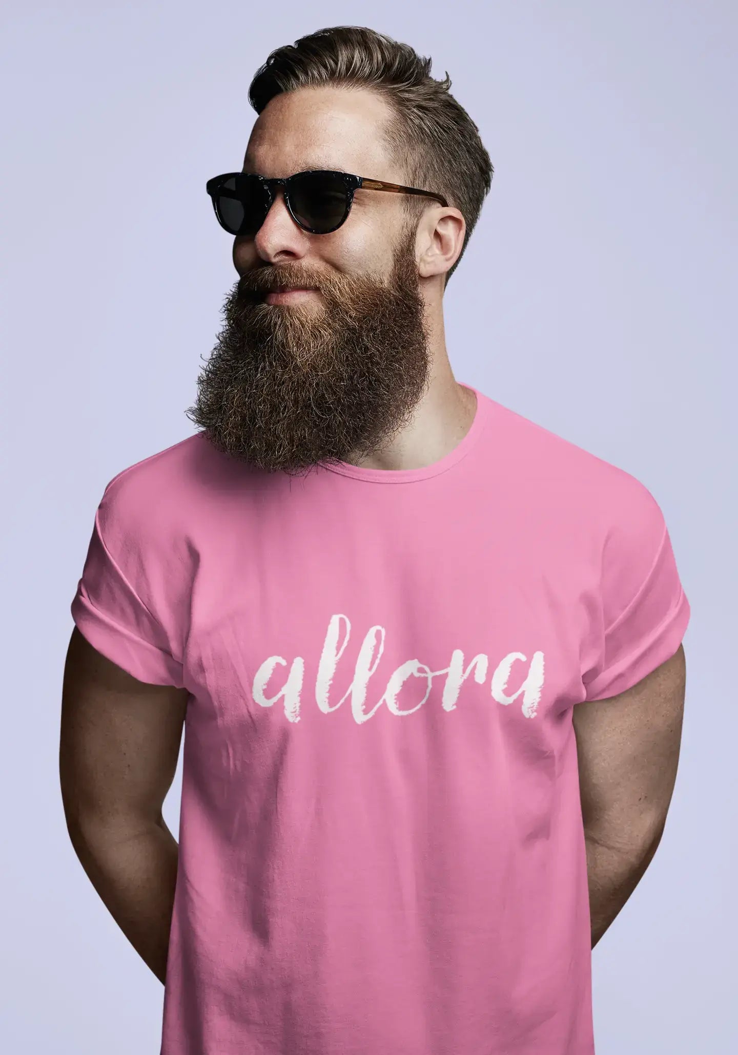 ULTRABASIC - Graphic Printed Men's Allora T-Shirt White