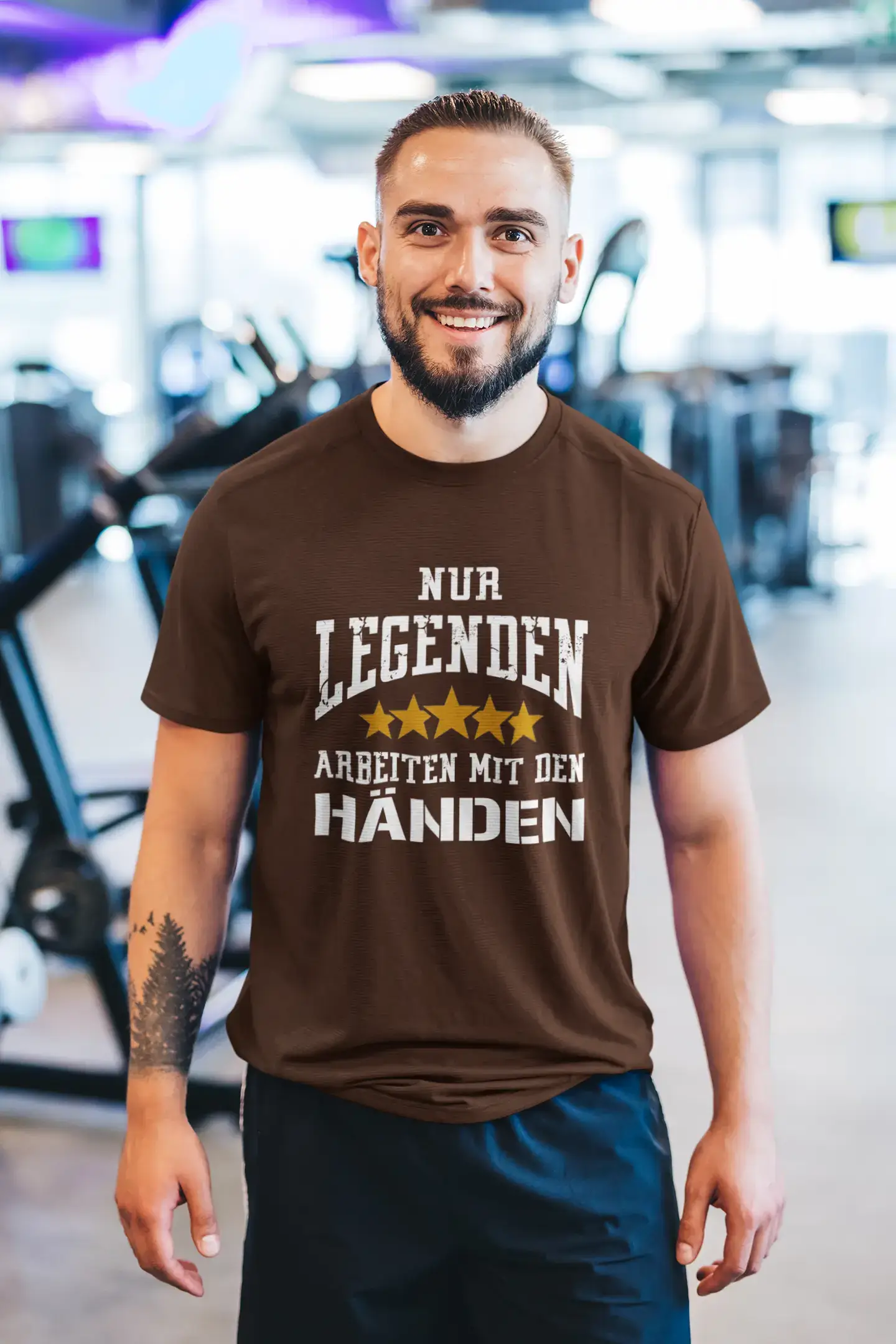 Men's Graphic T-Shirt Legenden Arbeiten Mit Den Handen Gift Idea