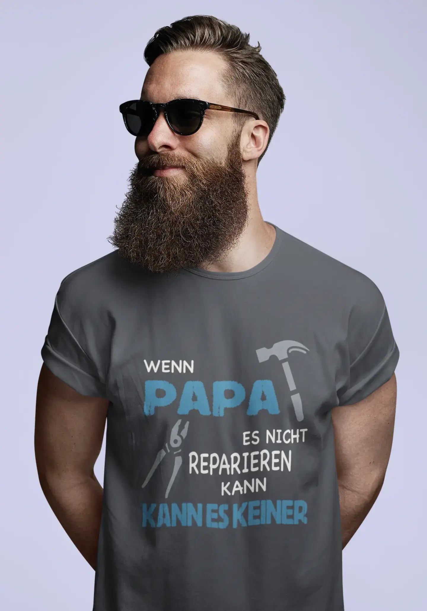 T-shirt <span>graphique</span> <span>homme</span> Wenn Papa es Nicht Reparieren kann Idée <span>cadeau</span>