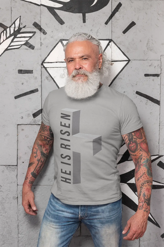 T-shirt religieux ULTRABASIC pour hommes Il est ressuscité - Chemise Bible Christ