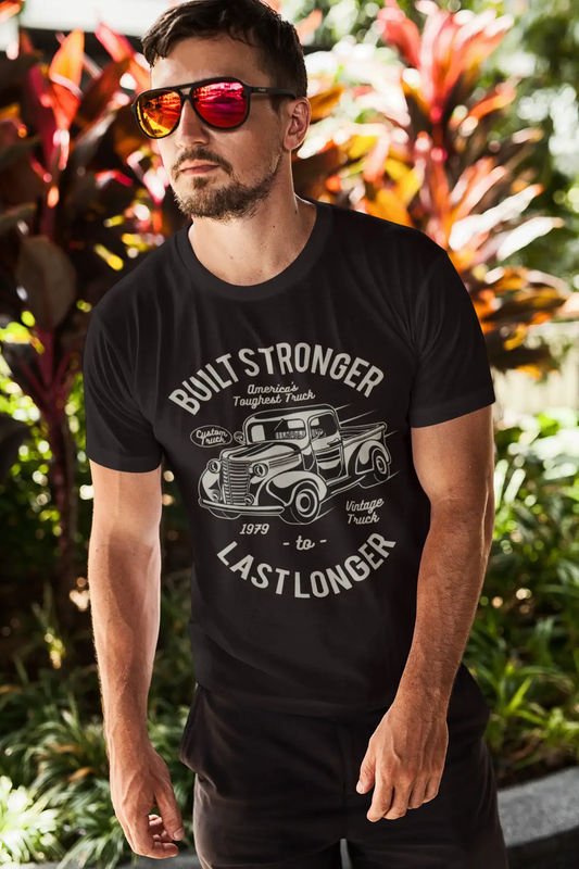 ULTRABASIC Herren-T-Shirt, stärker gebaut, hält länger – Amerikas Vintage-Truck-Shirt