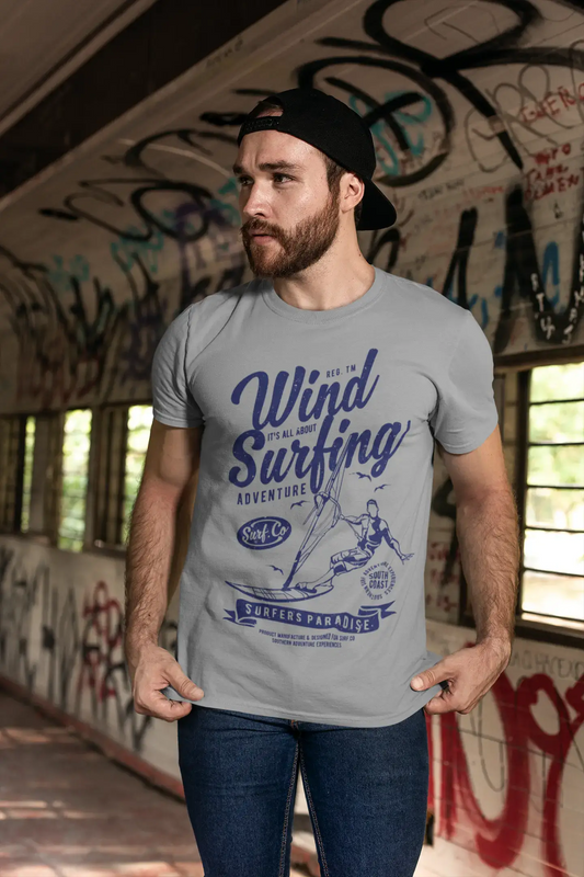 ULTRABASIC Herren T-Shirt Wind Surfing Adventure – Surfers Paradise T-Shirt