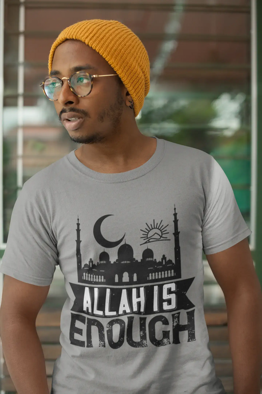 ULTRABASIC Herren T-Shirt Allah is Enough – Moschee Muslim T-Shirt
