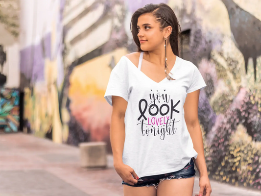 ULTRABASIC T-shirt fantaisie pour femme You Look Lovely Tonight – Citation de motivation