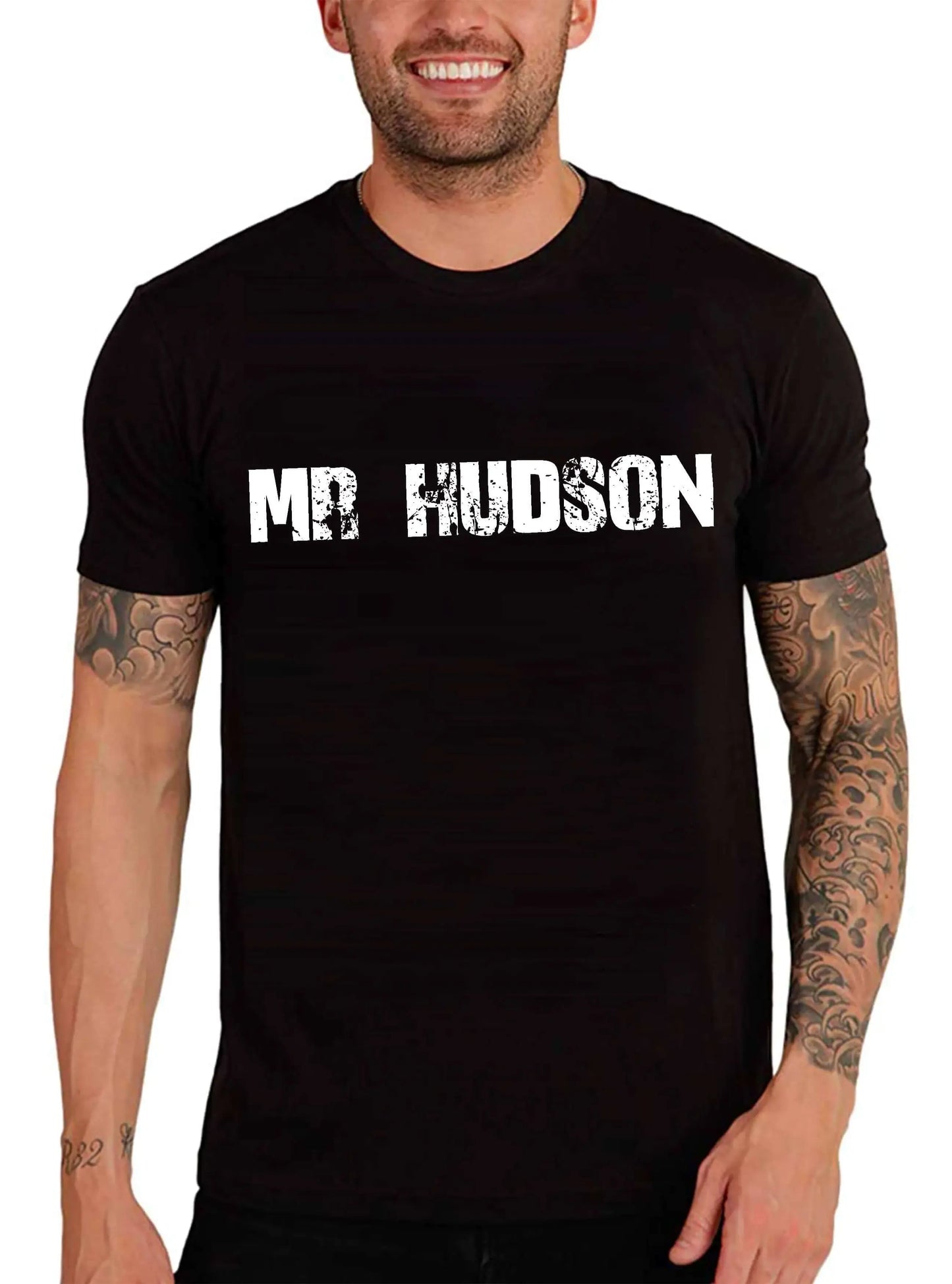 Men's Graphic T-Shirt Mr Hudson Eco-Friendly Limited Edition Short Sleeve Tee-Shirt Vintage Birthday Gift Novelty