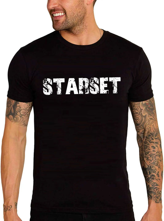 Men's Graphic T-Shirt Starset Eco-Friendly Limited Edition Short Sleeve Tee-Shirt Vintage Birthday Gift Novelty