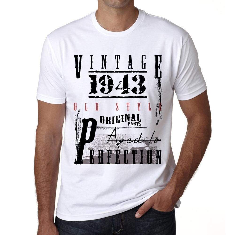 1943,birthday gifts for him,birthday t-shirts,Men's Short Sleeve Round Neck T-shirt ultrabasic-com.myshopify.com