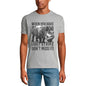 ULTRABASIC Herren-Grafik-T-Shirt Just Strike Don't Miss It – Nashorn-Shirt für Herren