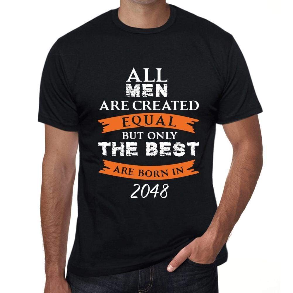 2048 Only The Best Are Born In 2048 Mens T-Shirt Black Birthday Gift 00509 - Black / Xs - Casual